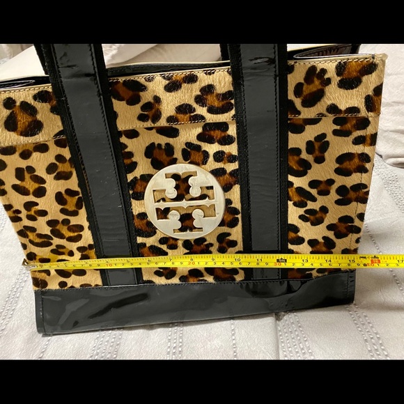Tory burch ella tote pony hair. - Picture 10 of 11